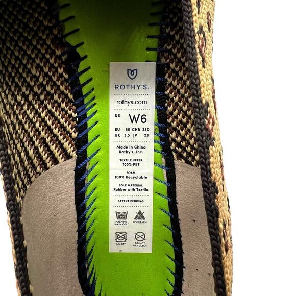 Rothy's‎ The Loafer Spotted Leopard Women’s Size 6 - Picture 9 of 9